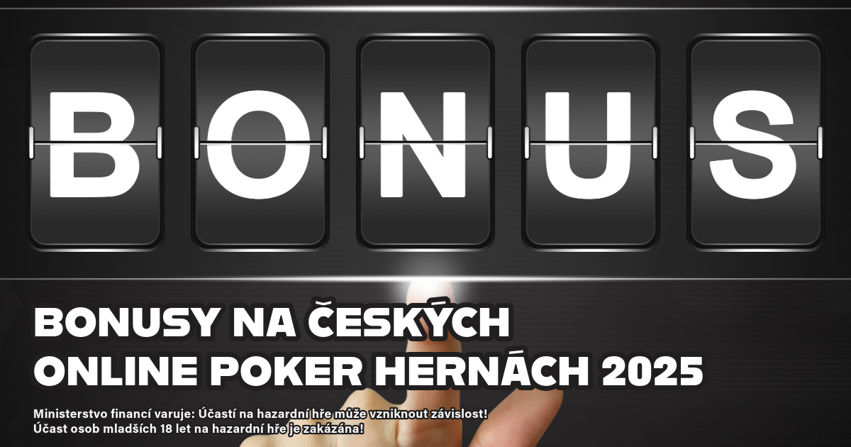 bonusy na český online poker hernách 2025