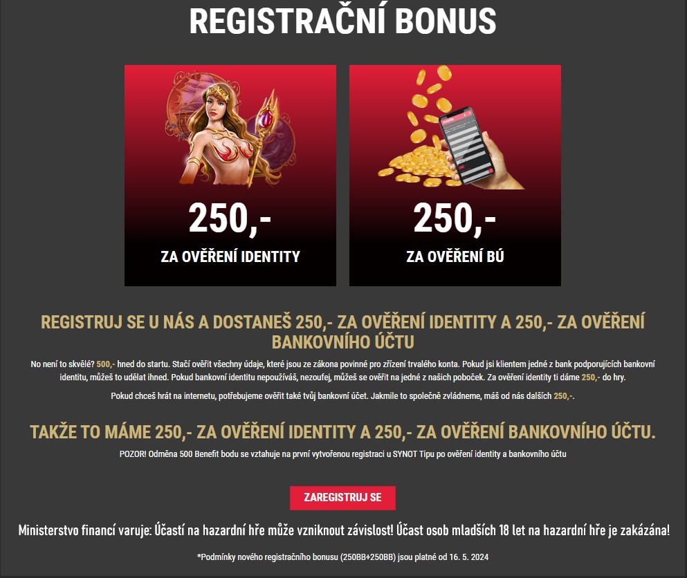 bonus bez vkladu poker synottip.cz