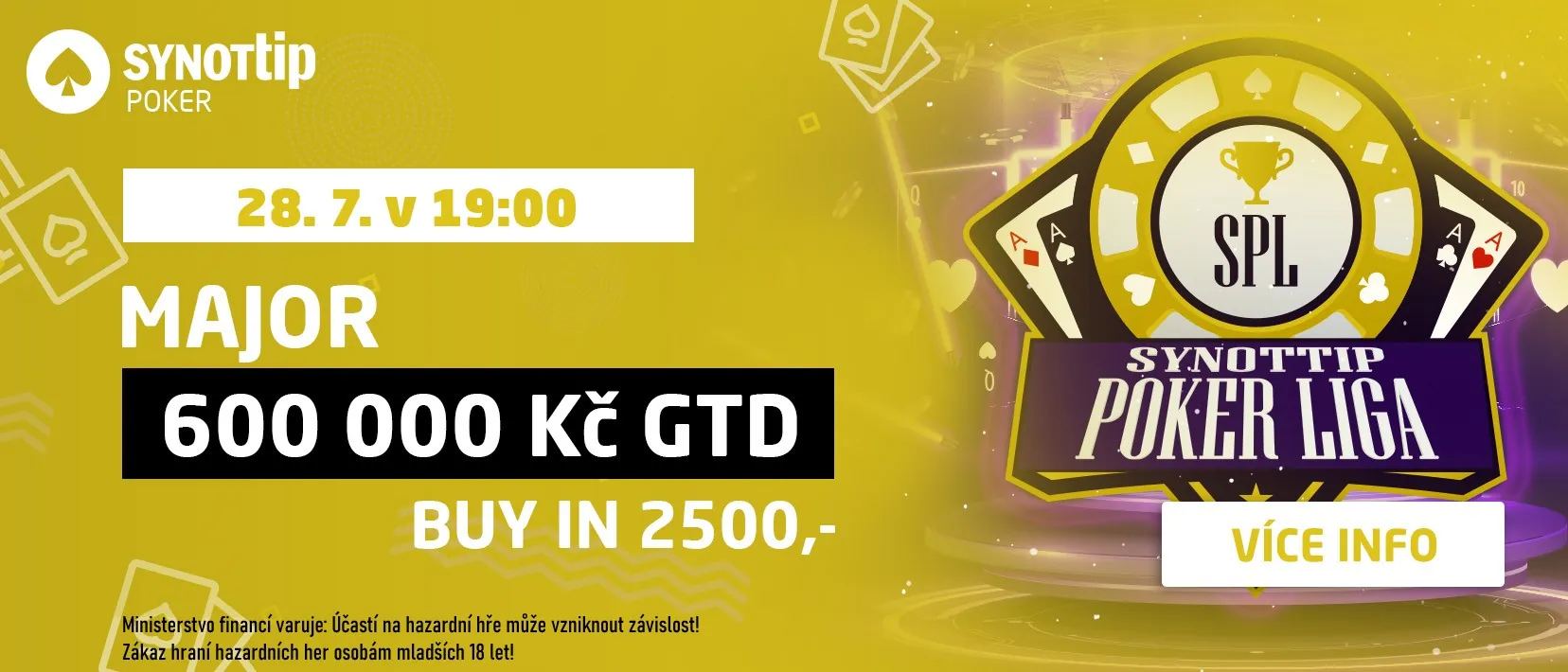 synottip poker liga cervenec 2024 SPL major