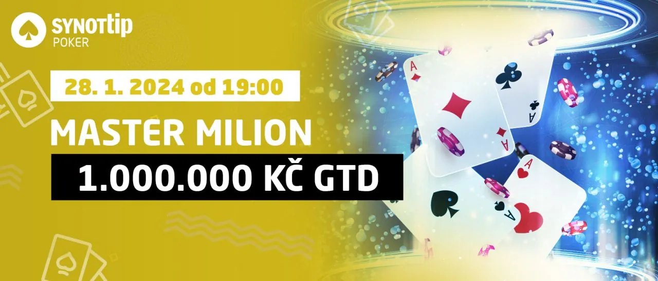 synot tip poker master leden 2024