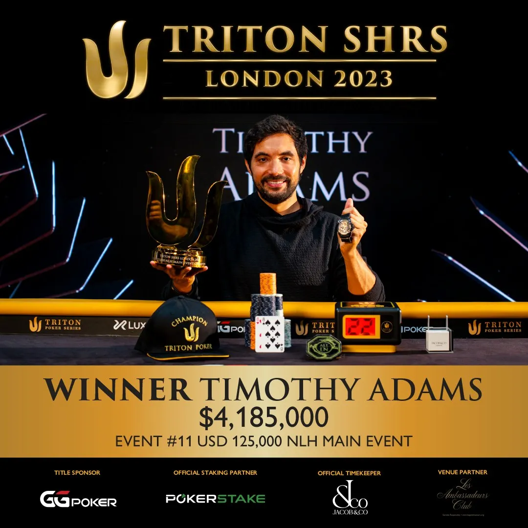 Vítěz Tim Adams