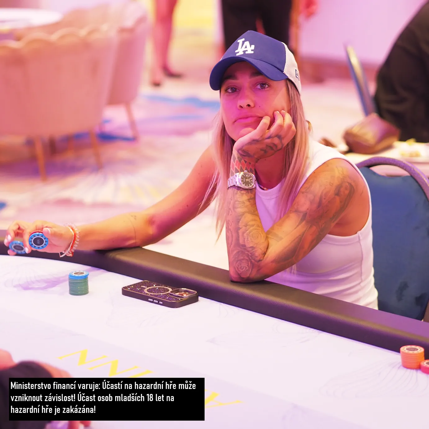 Fotografie barbory mlejnkov&eacute; v casino All In Jalta