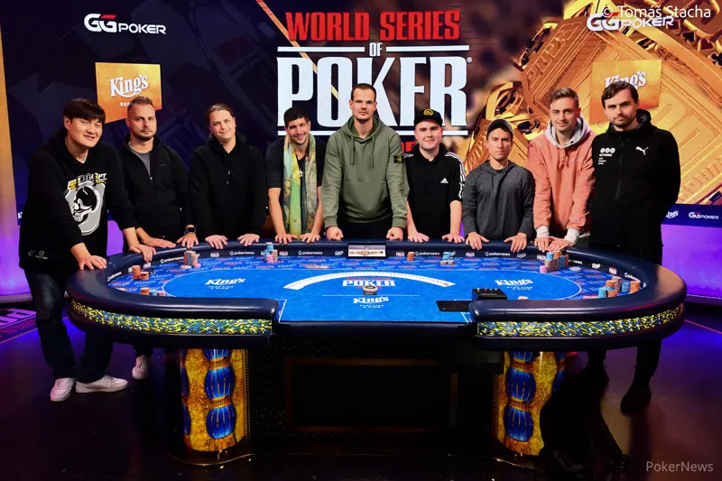 Final Table wsop naramek ggmillion