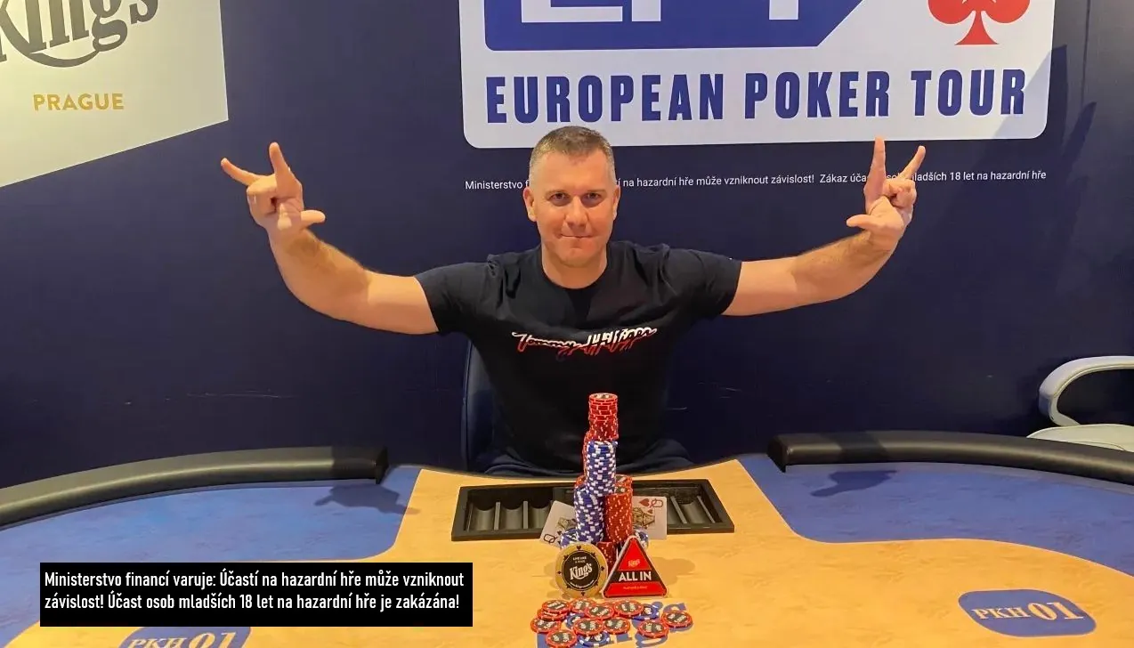 hráč pokeru jiří havlíček v kings casino prague