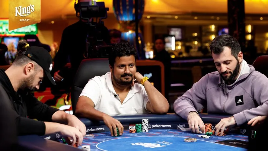 santosh suvarna u pokerového stolu v kings casino rozvadov