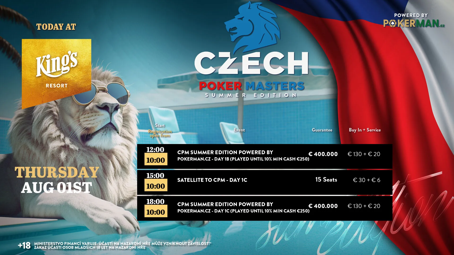 program turnajů kings rozvadov 1.8.2024
