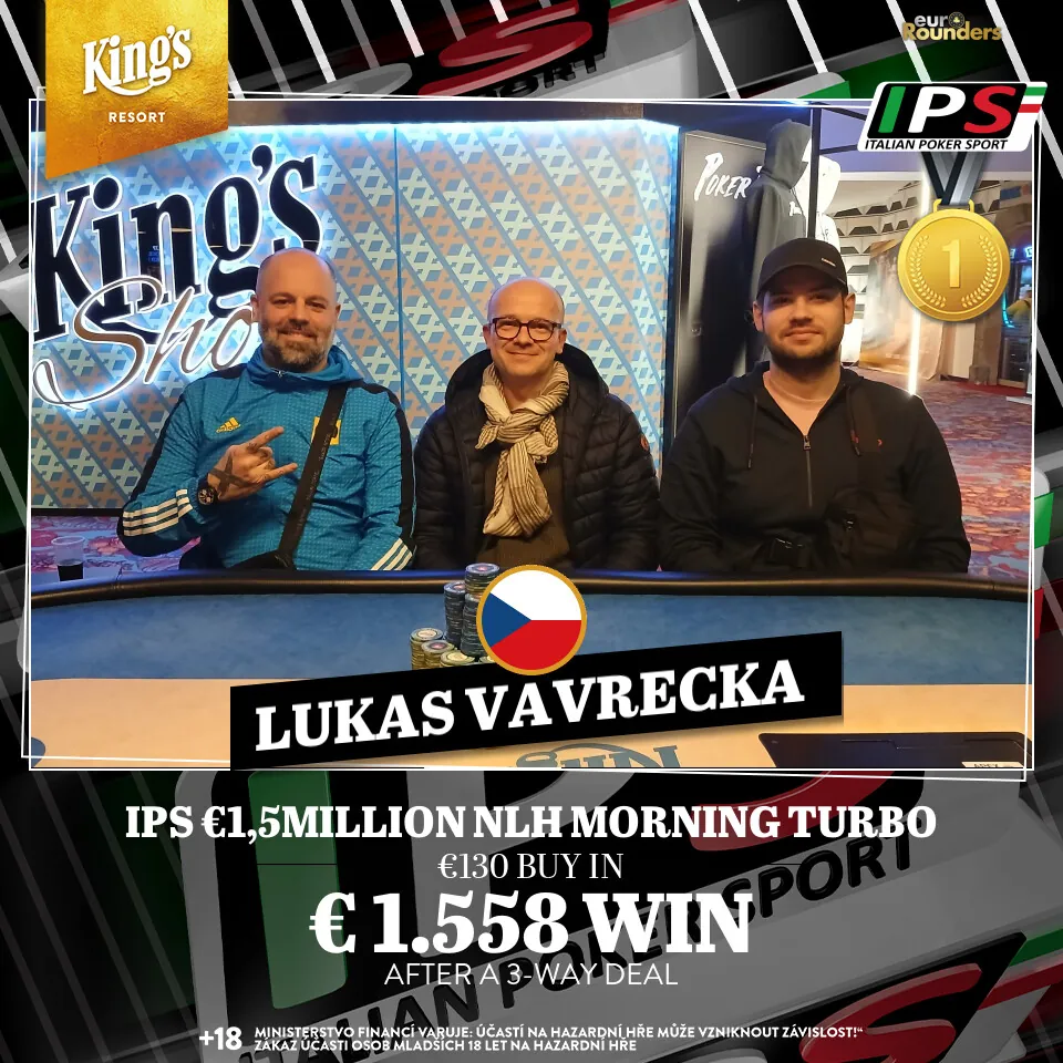 likáš vavřečka, výsledky poker turnaje, kings rozvadov