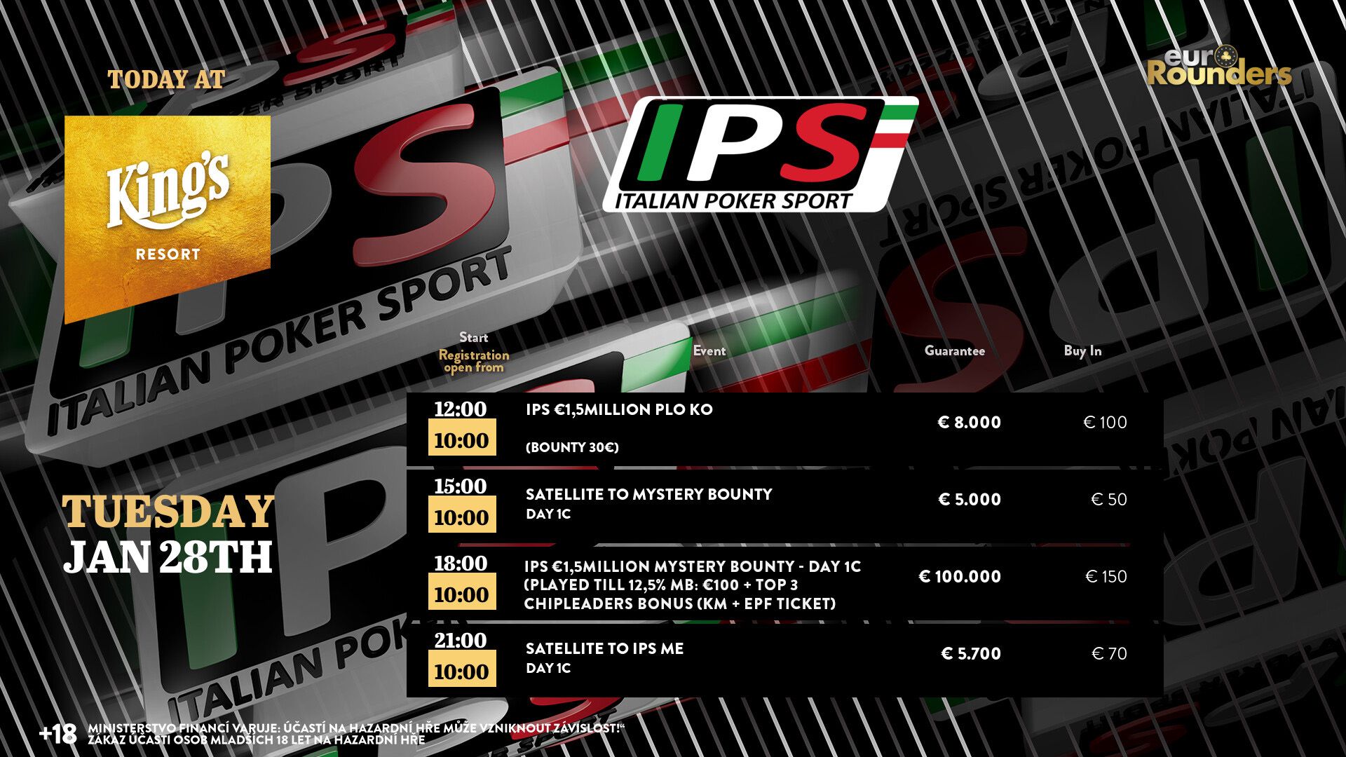poker program kings casino rozvadov 28.1.2025