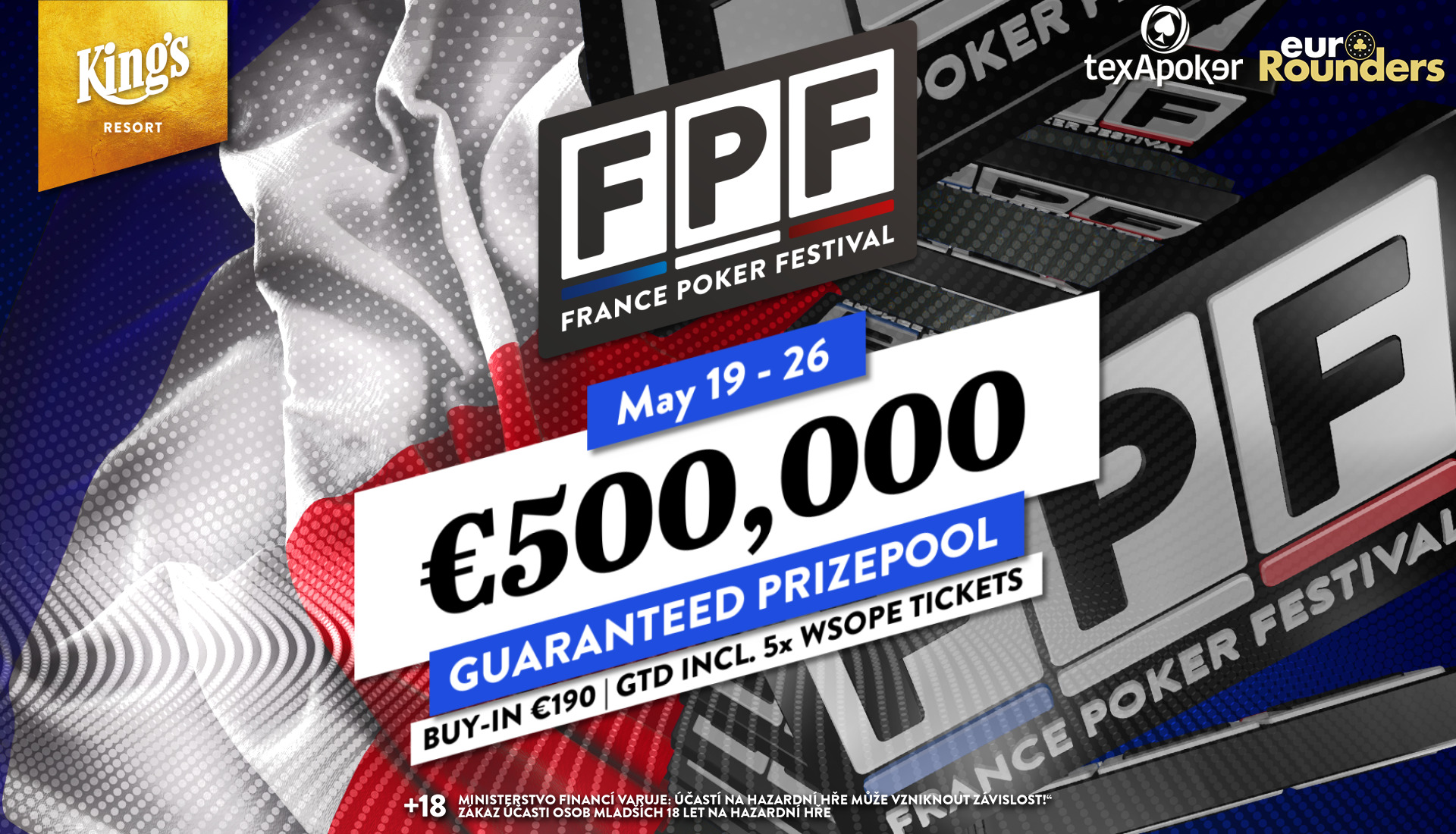 Kings resort france poker festival 2025 kveten