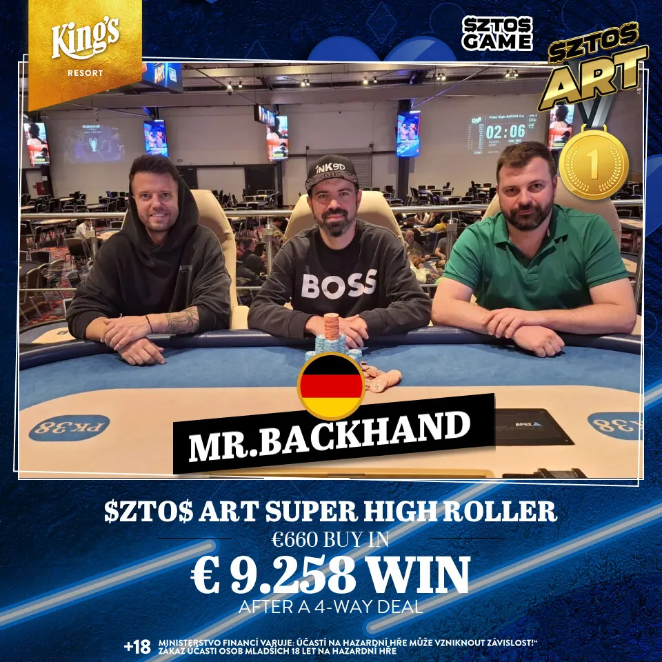 fotografie nejlep&scaron;&iacute; trojice v poker turnaje super high roller sztos v kings rozvadov 