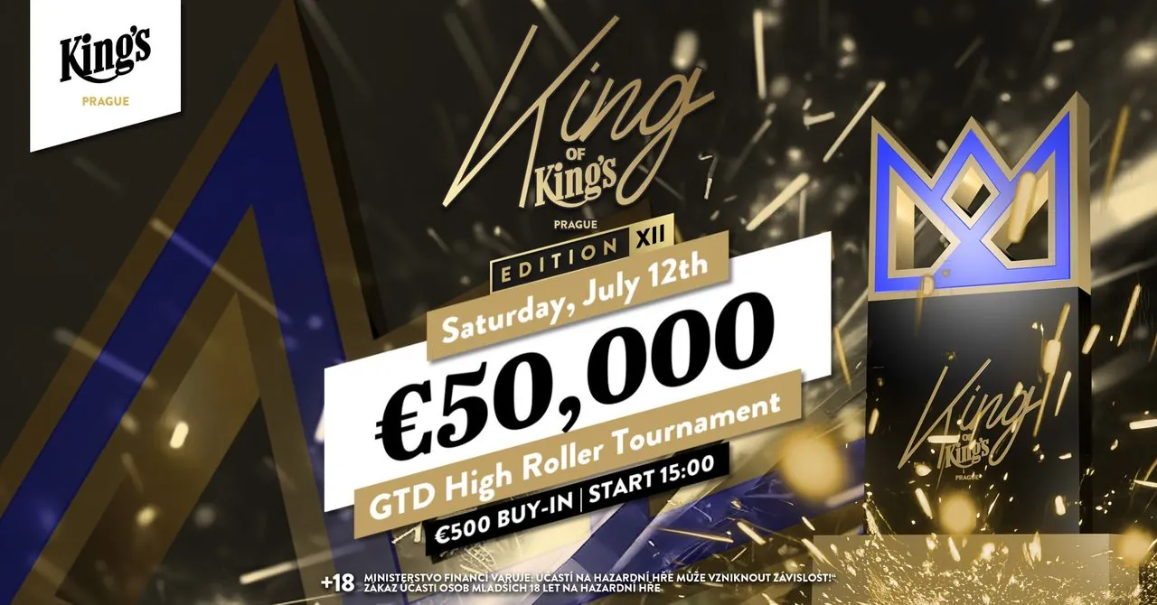 obrázek s infem k turnaji Kings of Kings prague high roller