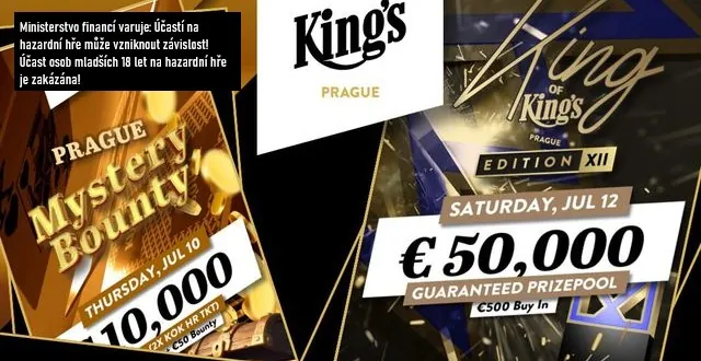 obrázek s hlavními poker turnaji kings casino prague