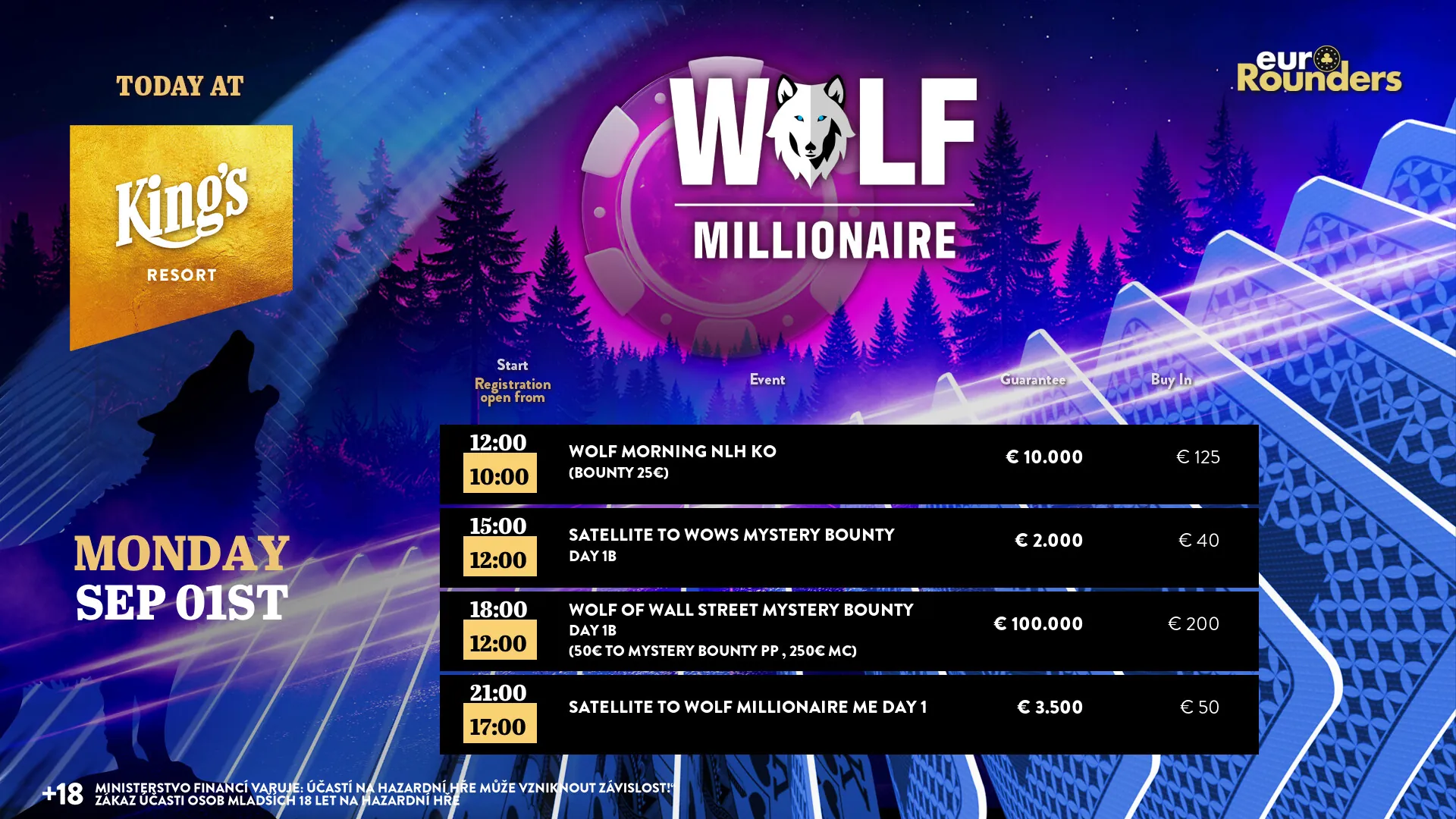 pokerov&yacute; program kings rozvadov 1.9.2025