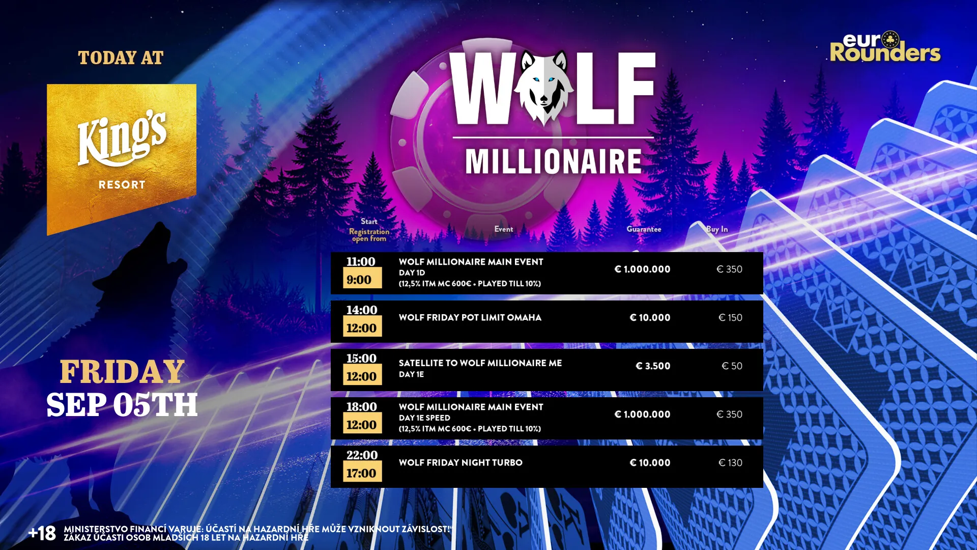 program poker turnajů kings rozvadov