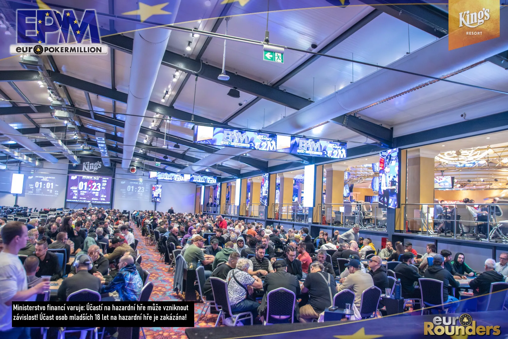 fotografie z poker turnaje Euro Poker Millions - Kings resort rozvadov