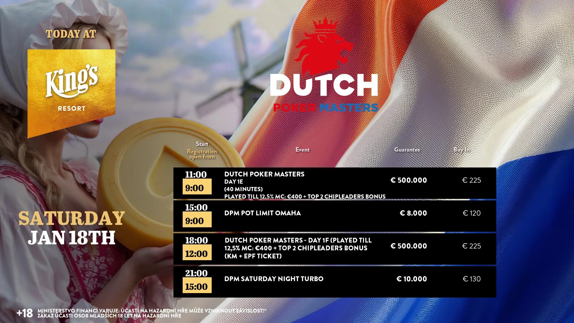 program poker turnajů, kings rozvadov leden 2025