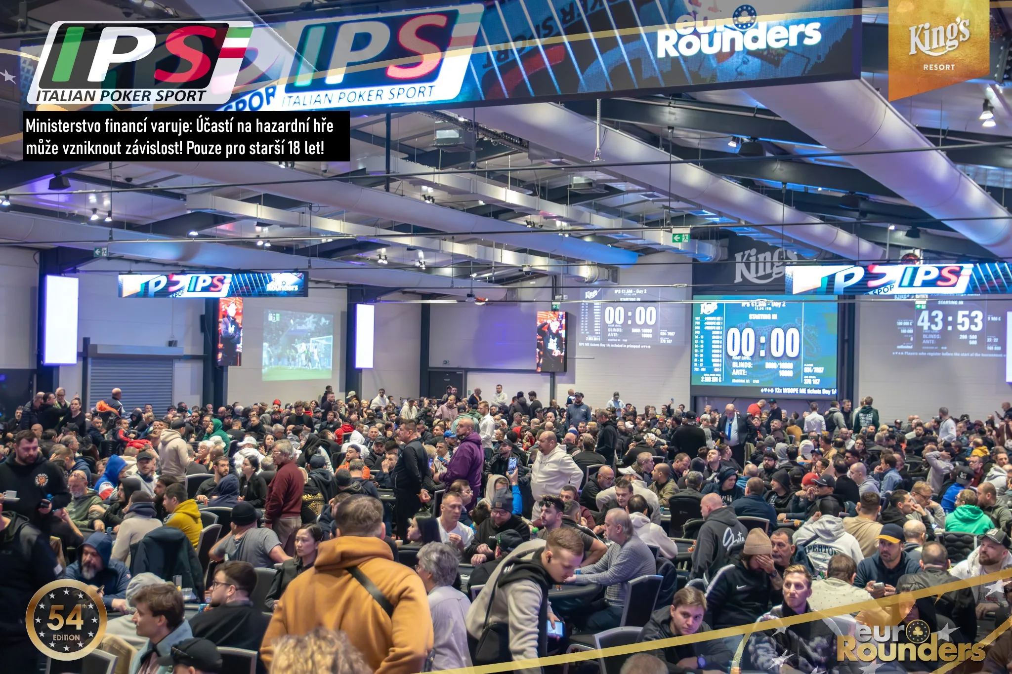 Italian Poker Series Kings Rozvadov unor 2025