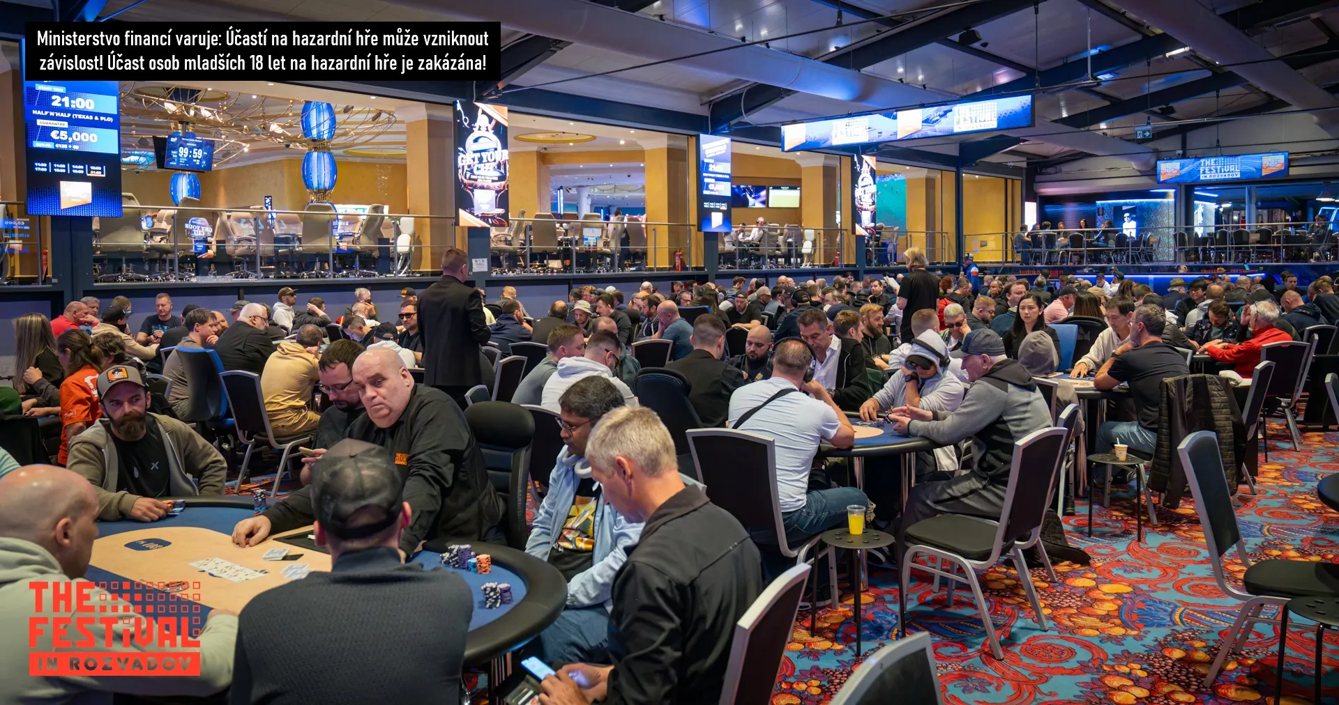 fotografie hr&aacute;ču poker the festival rozvadov