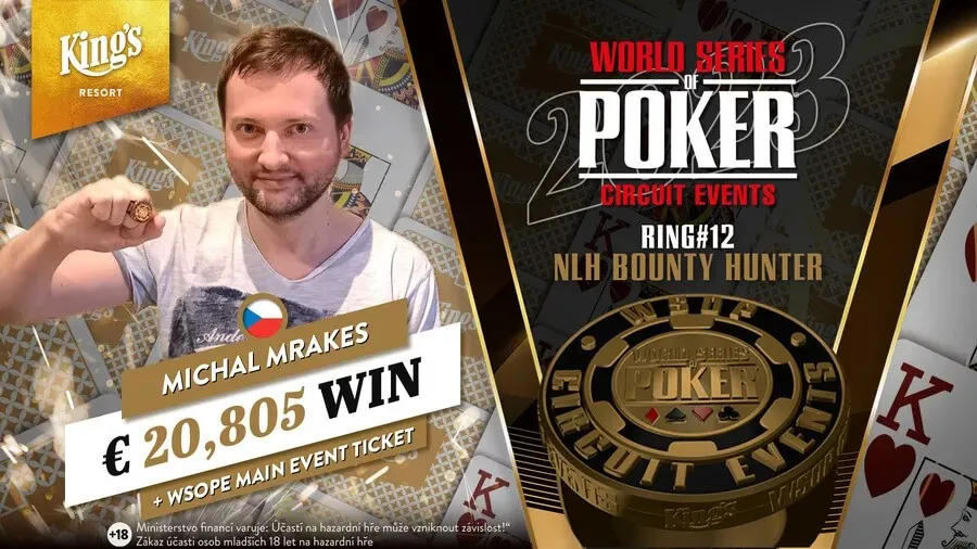 michal mrakes wsopc winner