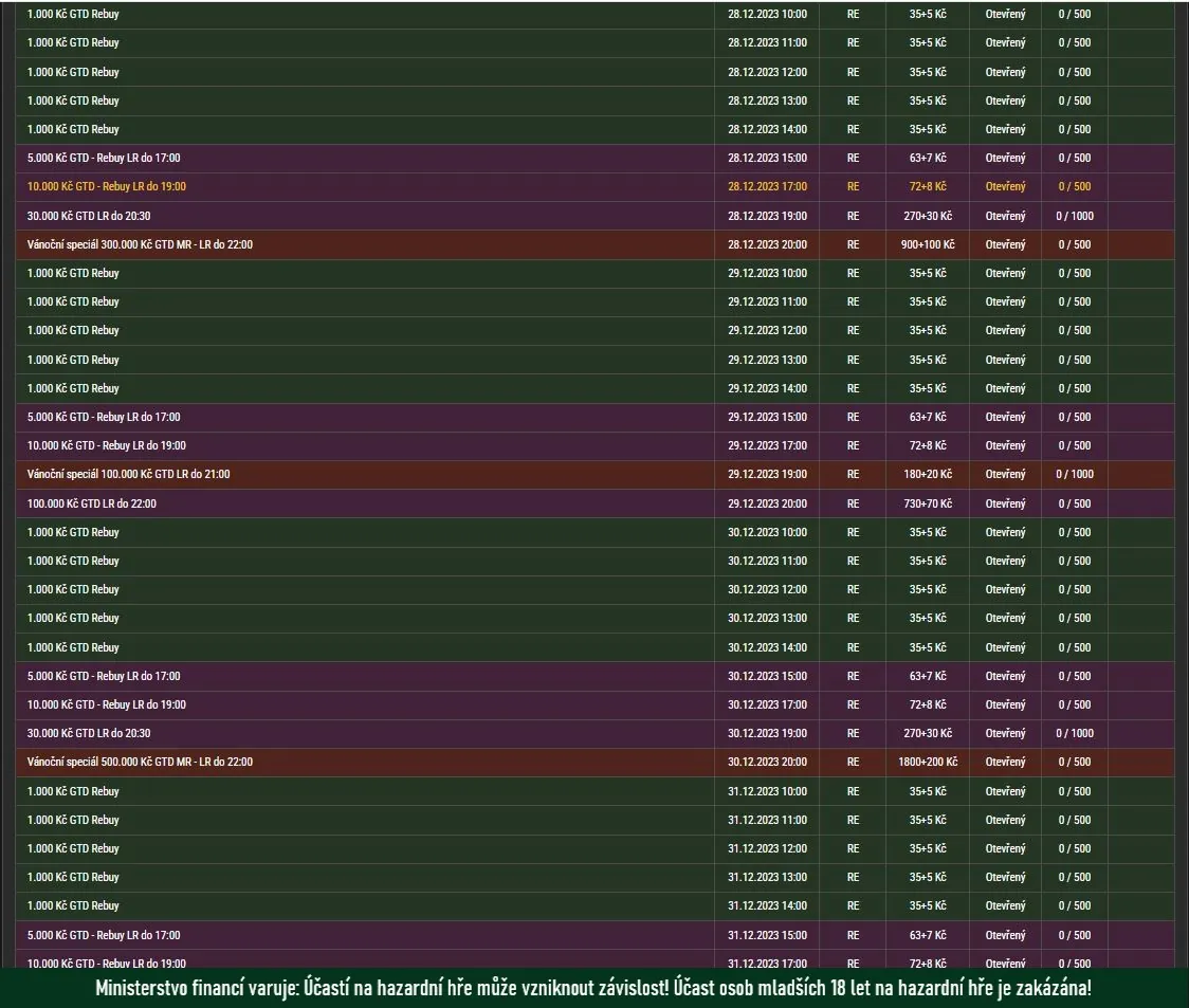 program poker online turnaji synottip prosinec 28.12-30.12.2023