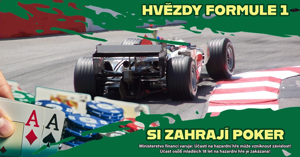 hvězdy formule 1 si zahraj&iacute; poker