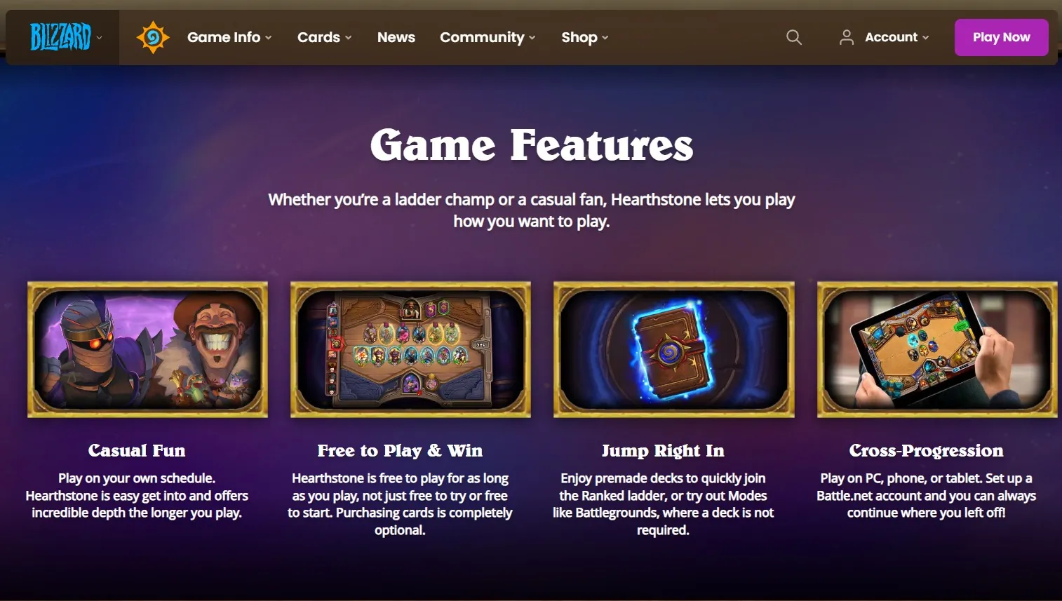 nahled na hru hearthstone