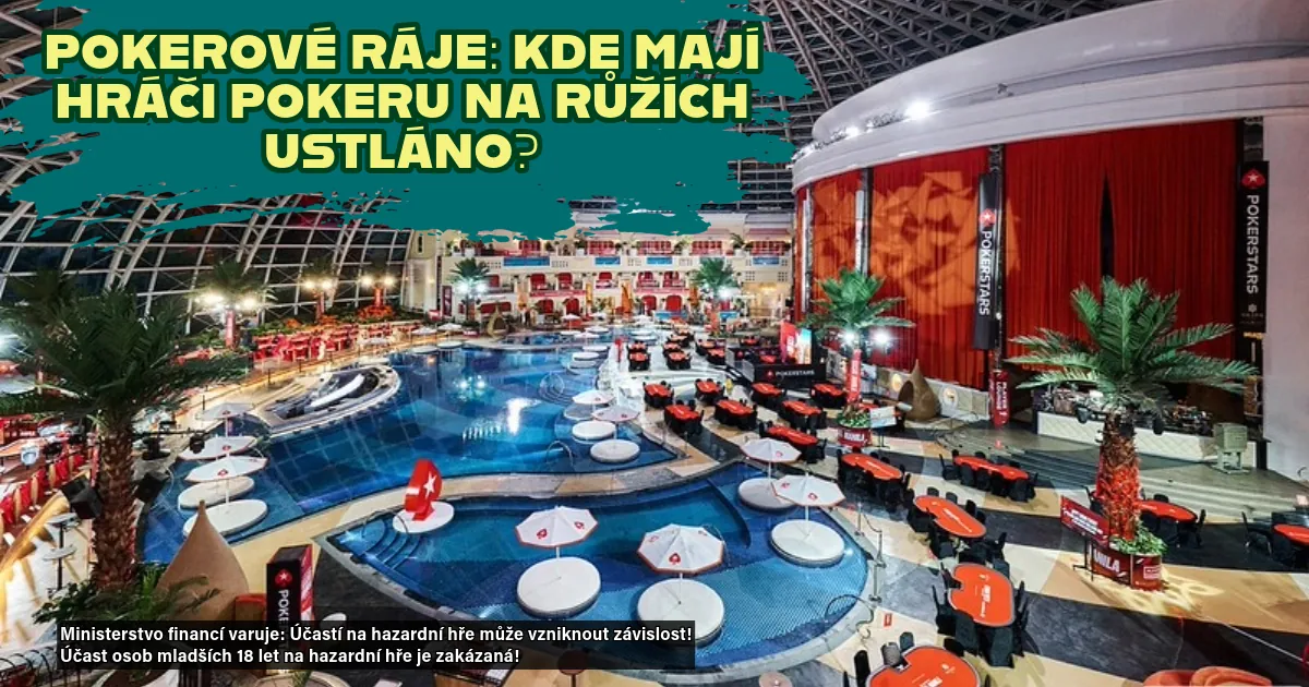 Pokerové ráje: Kde mají hráči online pokeru na růžích ustláno?