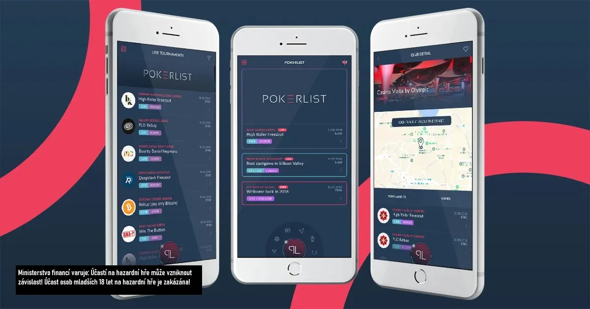 banner s aplikac&iacute; poker list