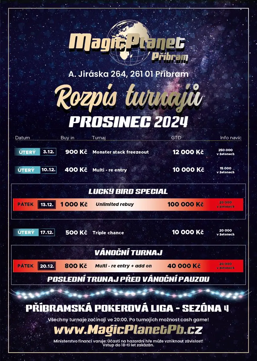 magic pribram rozpis turnaju prosinec