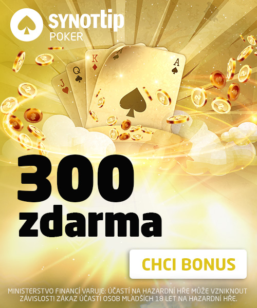 Synottip pokerman bonus 300