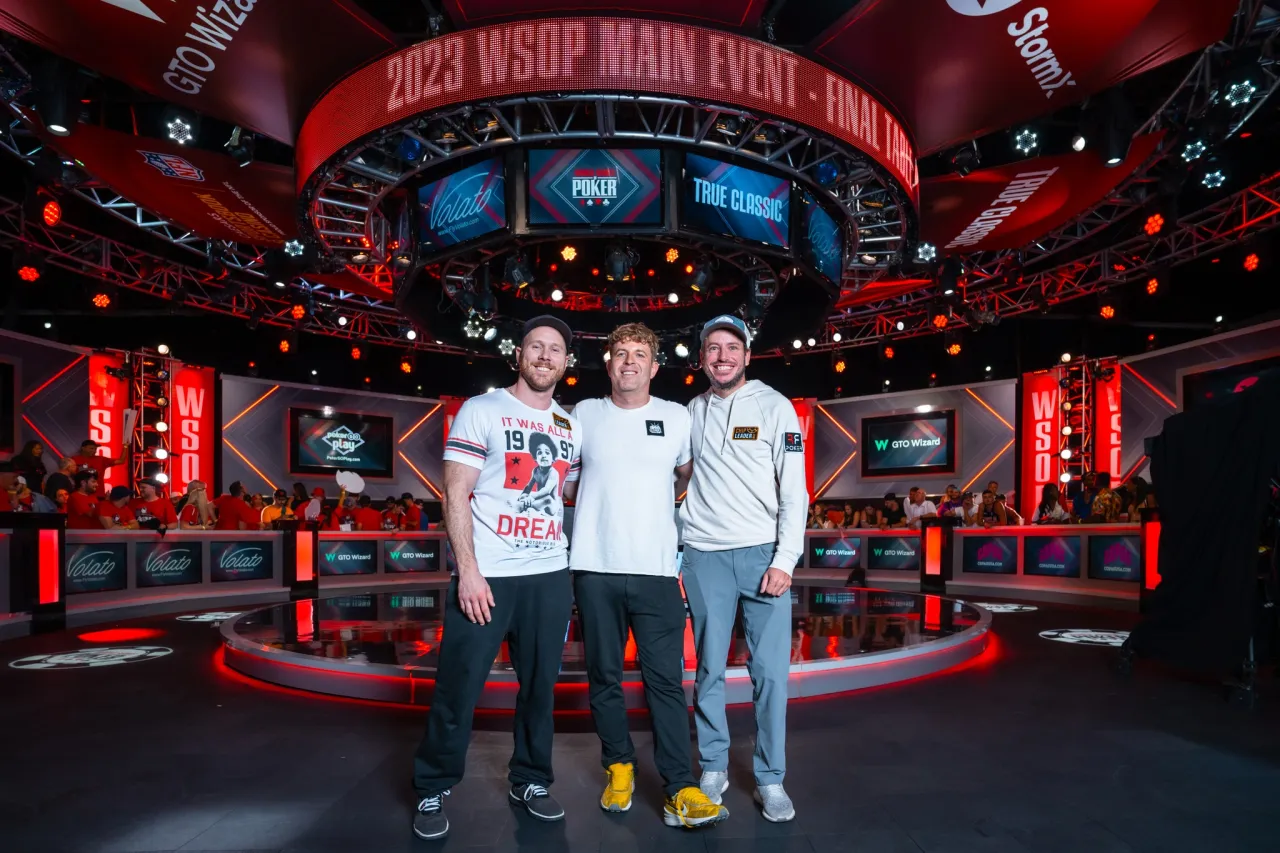Nejlepší trojice ME WSOP 2023
