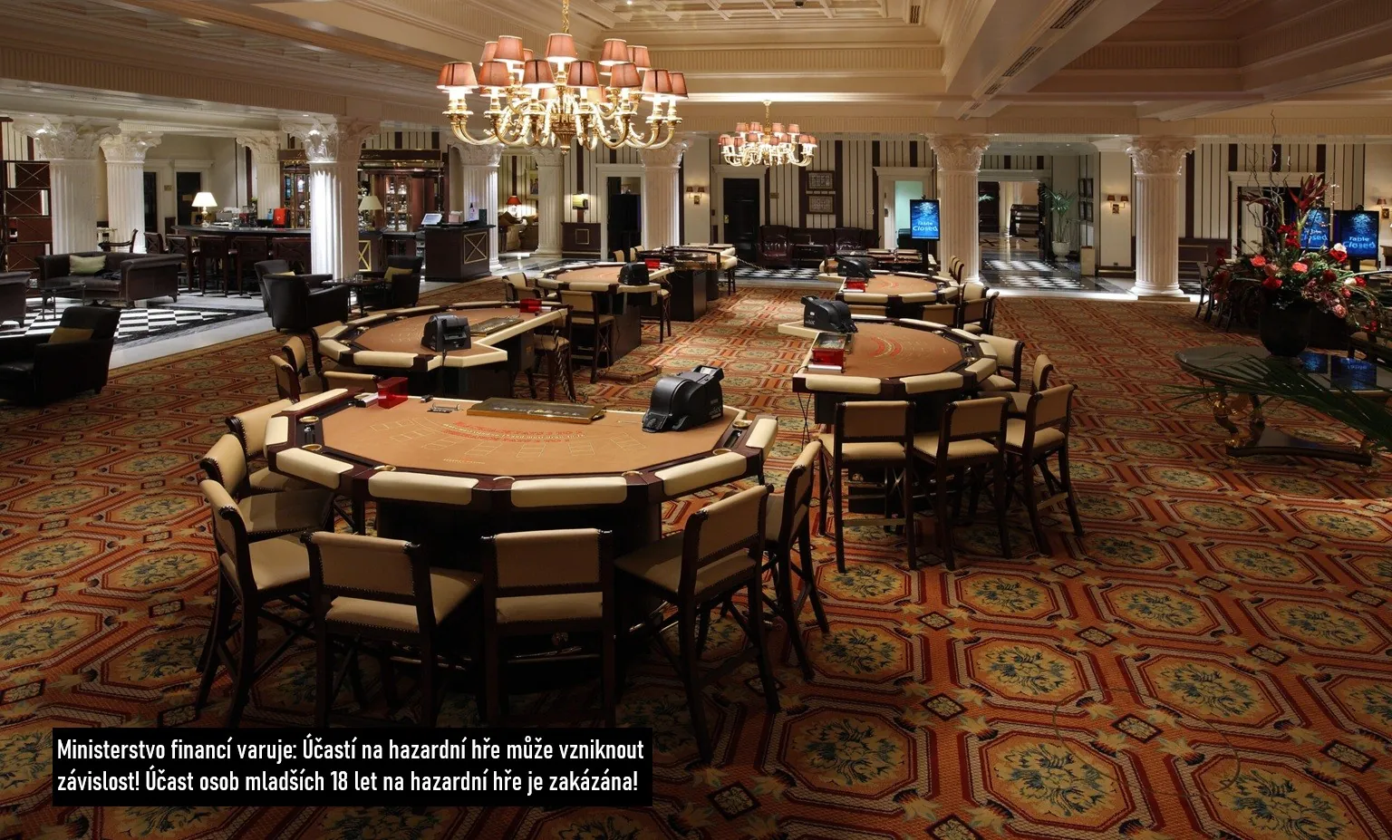 pohled na interier Theatro of Regency Casino Thessaloniki