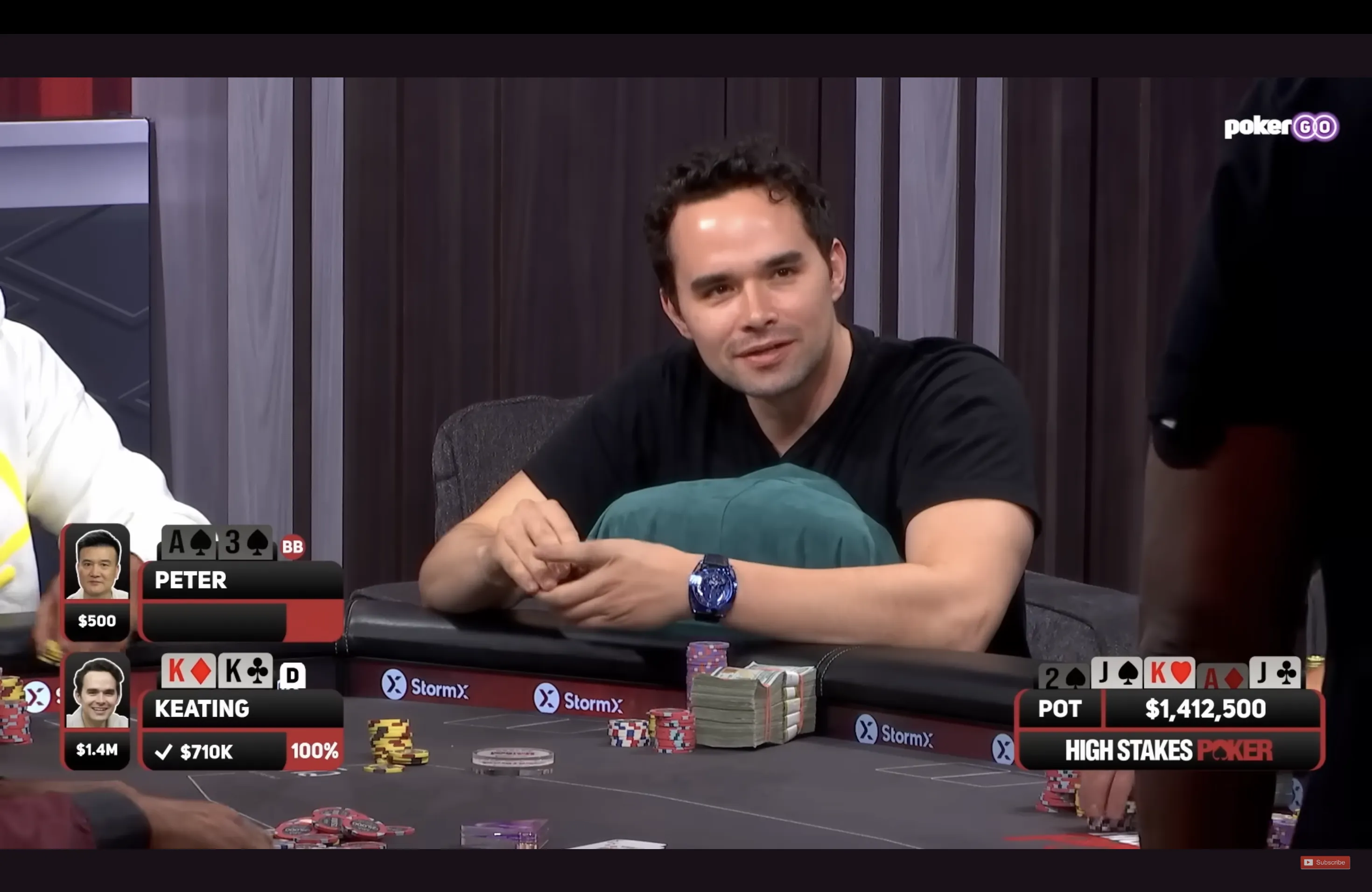 Alan keating high stakes poker nejvetsi pot v historii