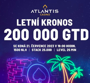 Vyhrajte 2 vstupenky na turnaj Kronos v Atlantis Brno Vyhrajte 2 vstupenky na turnaj Kronos v Atlantis Brno