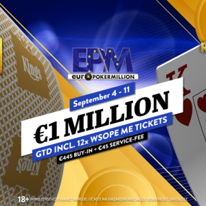 V King's Casinu startuje Euro Poker Million s garancí €1.000.000!