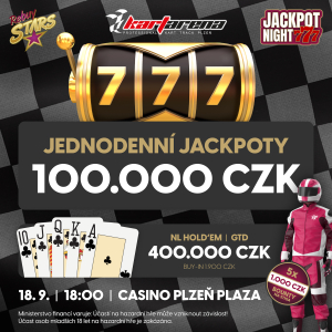 RS Plzeň: KartArena - Special Jackpot Night s půl milionem!
