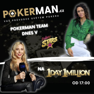Rebuy Stars Luka: Turnaj 1 Day 1 Million a Pokerman blog již dnes!