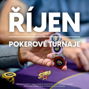 Říjnové poker turnaje v casinech Rebuy Stars, Pojďte si vybrat.