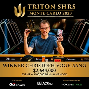 High Stakes Poker: Triton $100K pro Christopha Vogelsanga za $2.644.000