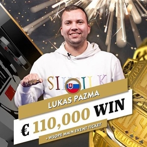 WSOPE: Třetí slovenský WSOP náramek vyhrál Lukáš Pažma 