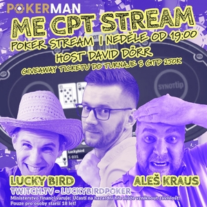 Online poker: Nedělní speciální ČPT stream na SynotTipu