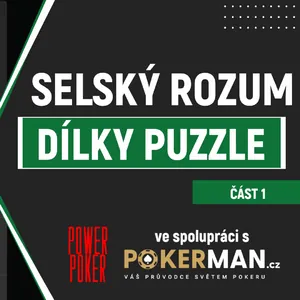 Pokerová strategie: Video - Selský rozum v pokeru 2, Dílky puzzle Pokerová strategie: Video - Selský rozum v pokeru 2, Dílky puzzle