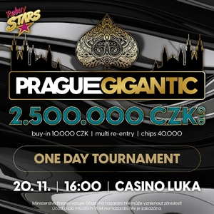 Prague Gigantic o 2.500.000 Kč v Rebuy Stars Casino Luka