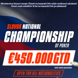 Dnes startuje Slovak National Championship Of Poker