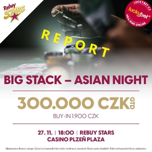 Rebuy Stars Casino Plzeň Plaza: Asian Night vyhrál Frederiko 