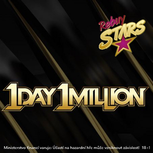 Pozvánka na pokerový turnaj 1DAY 1MILION do Rebuy Stars Casino Luka