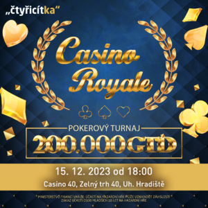 Casino C40 v Uherském Hradišti zve na - Večer plný vzrušení: Casino Royale!
