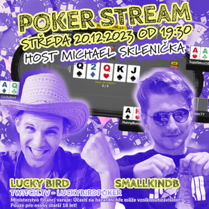 Rozhovor s Michaelem Skleničkou na Twitch.tv kanále Luckybirdpoker