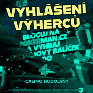 Výherci Pokerman blogerské soutěže s Go4games Hodolany