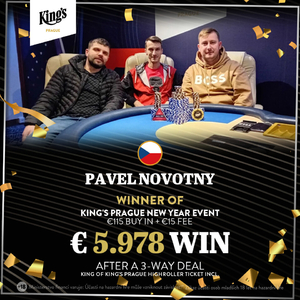 King's Prague: Trofej z New Year Eventu vyhrál Pavel Novotný!